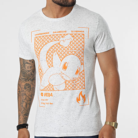 Pokémon - Neppy Salamèche Camiseta Blanco