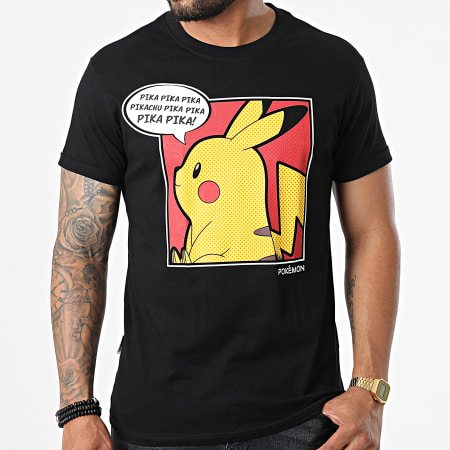 Pokémon - Tee Shirt Pika Pop Noir