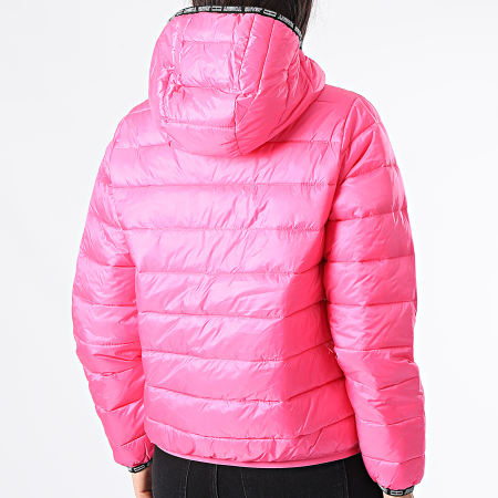 Tommy Jeans - Doudoune Capuche Quilted Tape 9350 Rose