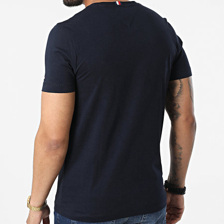 Tommy Hilfiger - Firma Camiseta Logo Delantero 5479 Azul Marino