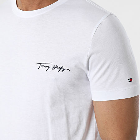 Tommy Hilfiger - Maglietta Signature Front Logo 5479 Bianco