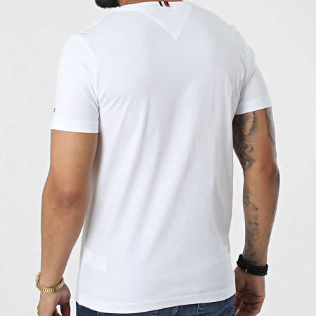 Tommy Hilfiger - Tee Shirt Signature Front Logo 5479 Blanc