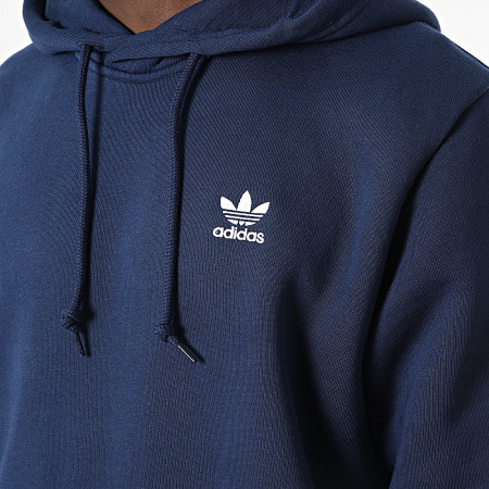 Adidas Originals - Essential HK0094 Felpa con cappuccio blu navy