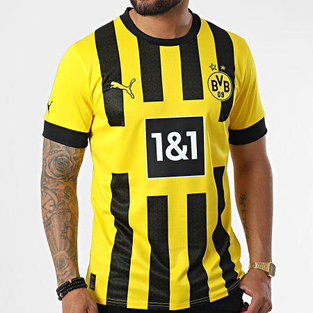 Puma - BVB Home Réplica Camiseta de Fútbol 765883 Amarillo Negro
