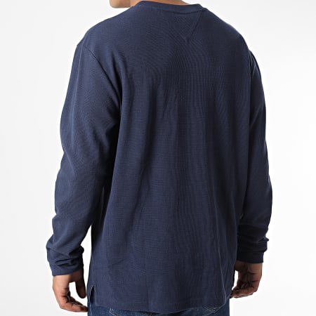 Tommy Jeans - Maglietta a maniche lunghe 3817 blu navy
