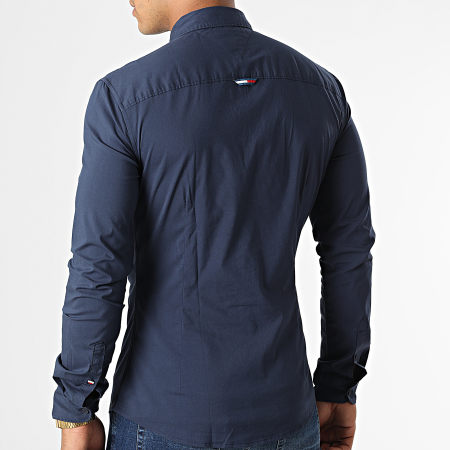 Tommy Jeans - Chemise Manches Longues Super Skinny 1656 Bleu Marine