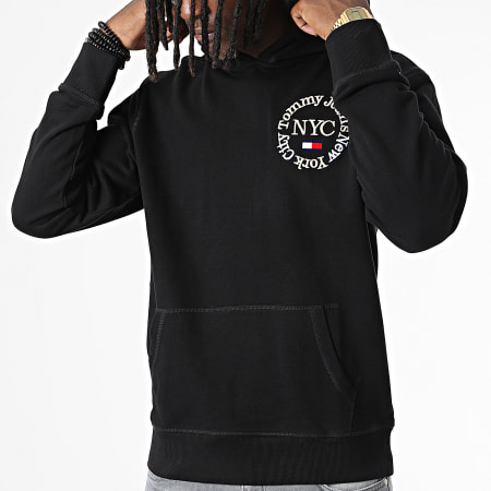Tommy Jeans - Sweat Capuche Timeless Circle 3882 Noir