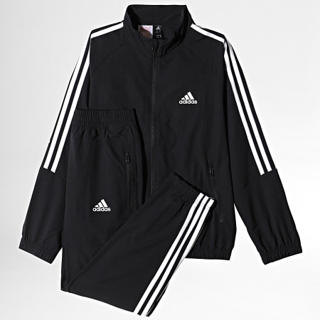 Adidas Sportswear - Ensemble De Survetement A Bandes Enfant GT6967 Noir