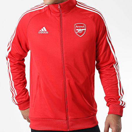 Adidas Sportswear - Veste Zippée A Bandes Arsenal FC DNA HF4051 Rouge