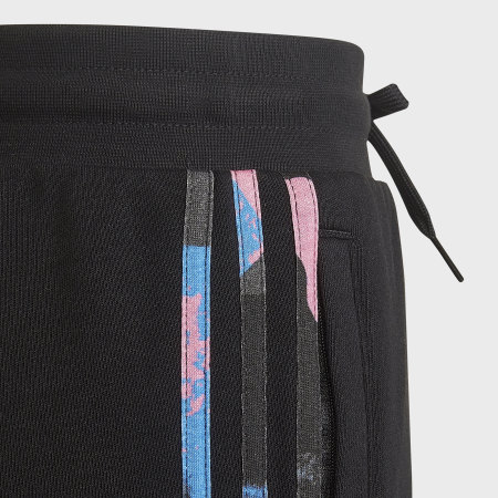 Adidas Originals - Pantalones de chándal con rayas para niños HK0324 Negro