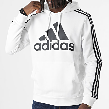 Adidas Sweat Capuche Homme De Couleur Blanc 2190000-blanc0 - Modz