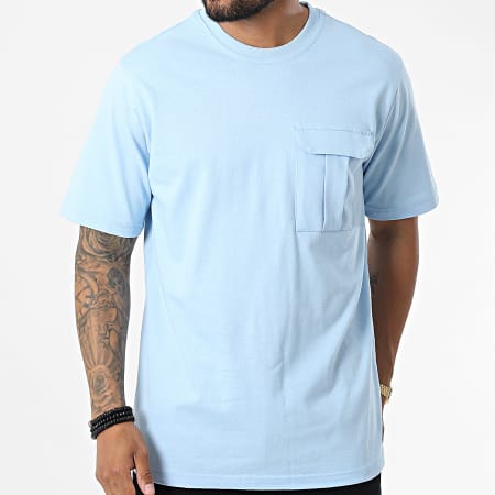Classic Series - Tee Shirt Pocket 003 Azzurro