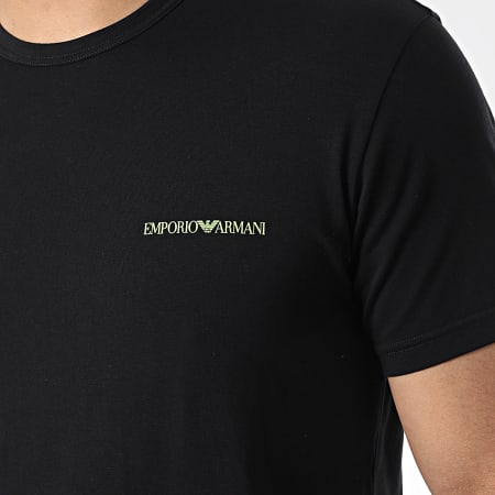 Emporio Armani - Lot De 2 Tee Shirts 111267 2F717 Noir