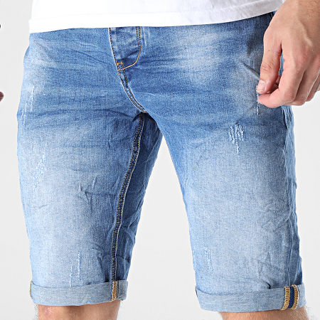 KZR - Pantalones cortos vaqueros S-58197 Denim azul