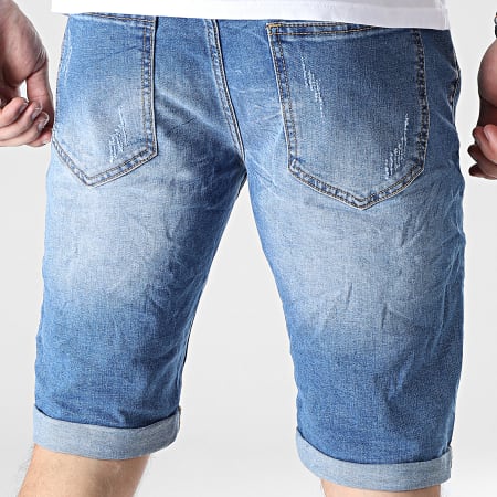 KZR - Pantaloncini di jeans S-58197 Denim blu