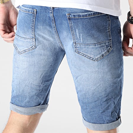 KZR - Pantaloncini di jeans S-58198 Blu Denim