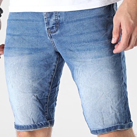 KZR - Pantaloncini di jeans S-58192 Denim blu