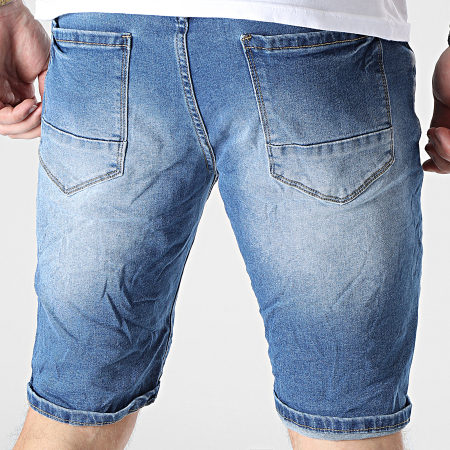 KZR - Pantaloncini di jeans S-58192 Denim blu