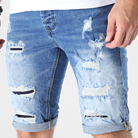KZR - Pantaloncini di jeans S-58189 lavaggio blu