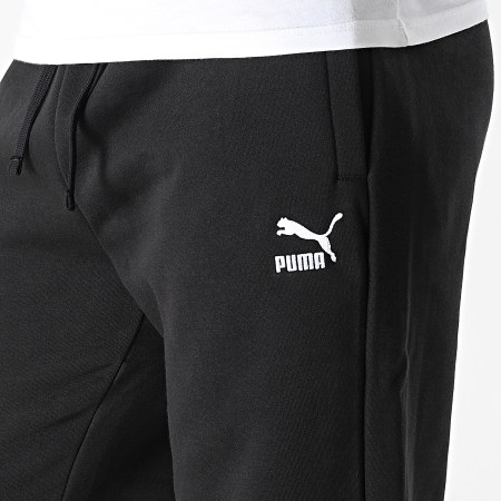 Puma - Pantalón jogging clásico con logo pequeño 535597 Negro