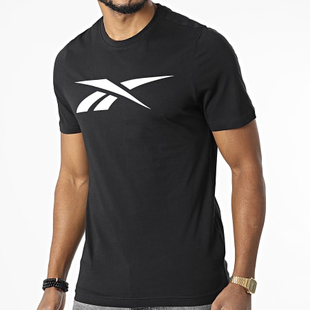 Reebok Tee Shirt Vector HD4000 Noir Ryses