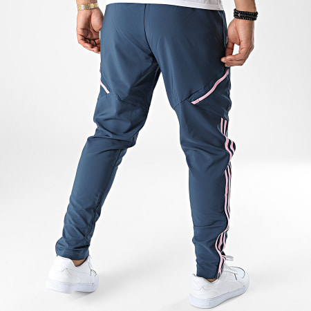 Adidas Sportswear - Arsenal FC HA5297 Pantaloni da jogging con bande blu navy