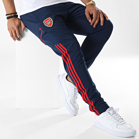 Adidas Sportswear - Arsenal FC HF0136 Pantaloni da jogging a bande blu navy