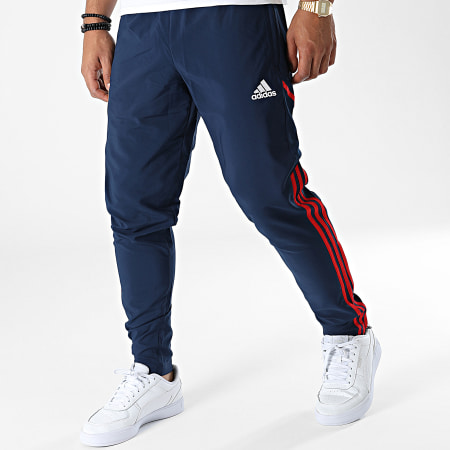 Adidas Sportswear - Arsenal FC HF0136 Pantaloni da jogging a bande blu navy