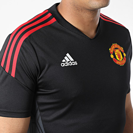 Adidas Sportswear - Maillot De Foot A Bandes Manchester United FC H64026 Noir
