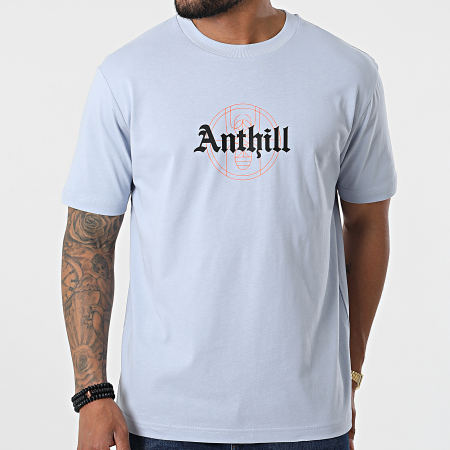 Anthill - Camiseta gótica azul claro