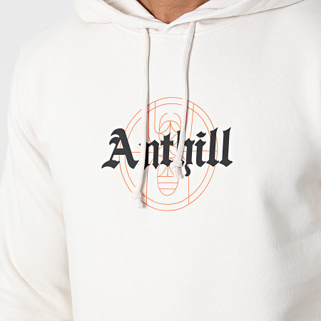 Anthill - Felpa gotica con cappuccio beige