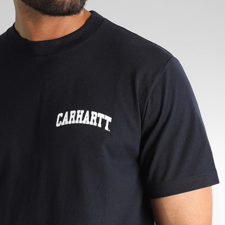 Carhartt - Tee Shirt University I028991 Bleu Marine