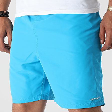 Carhartt - Short De Bain Island Bleu Clair