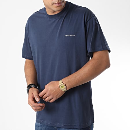 Carhartt - Tee Shirt Nils I030111 Bleu Marine