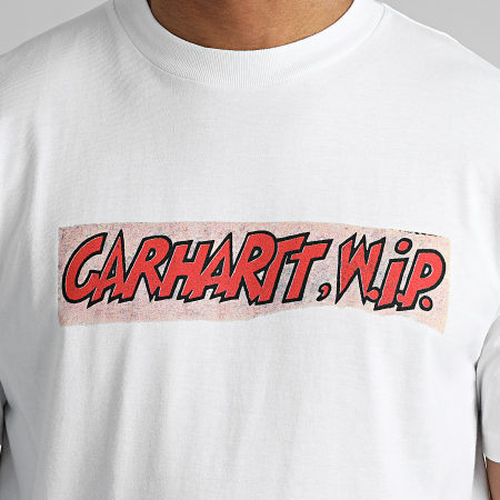 Carhartt - Tee Shirt Sign Painter I030172 Blanc