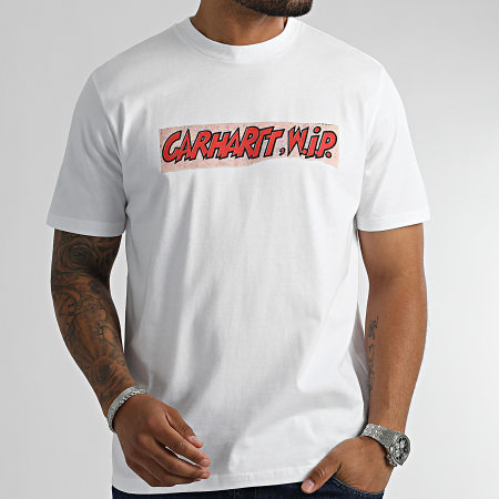 Carhartt - Tee Shirt Sign Painter I030172 Blanc