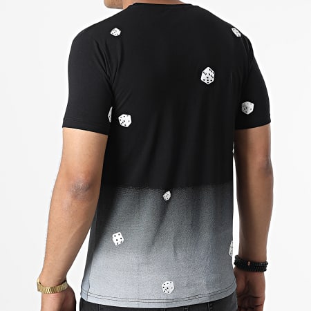 Classic Series - Camiseta BC014 Negro Gris Degradado