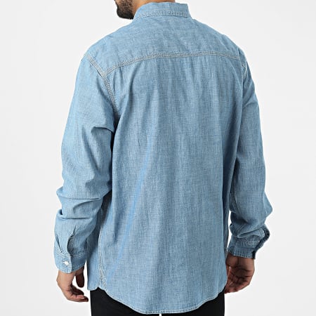 Carhartt - Chemise Manches Longues Clink I029185 Bleu Denim