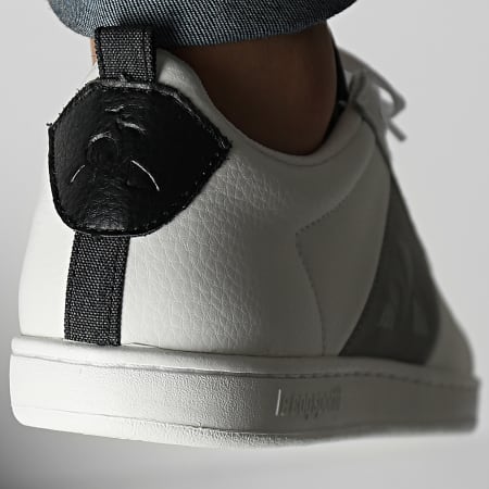 Le Coq Sportif - CourtClassic Black Jean 2220194 Optical White Neutral Gray Sneakers
