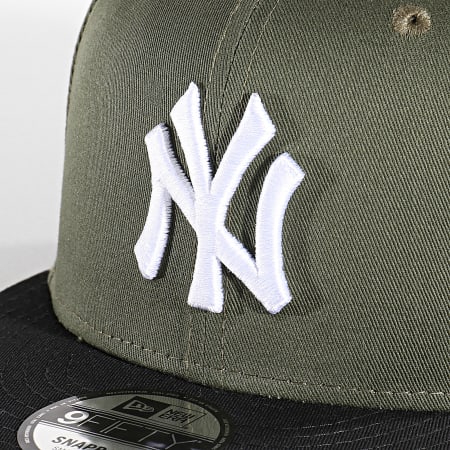 New Era - Cappello Snapback per bambini 9Fifty Colour Block New York Yankees Verde Khaki