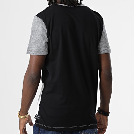 Tom Tailor - Camiseta 103176 Negro Gris Blanco