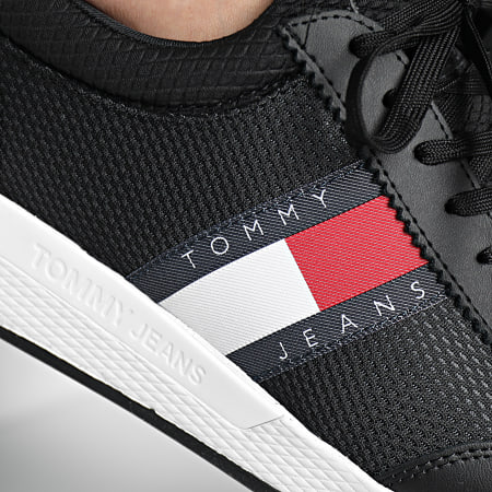 Tommy Jeans - Baskets Flexi Runner 0959 Black White