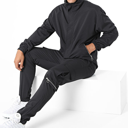 Classic Series - Ensemble Veste Zippée Et Pantalon Jogging KL-2073 Noir