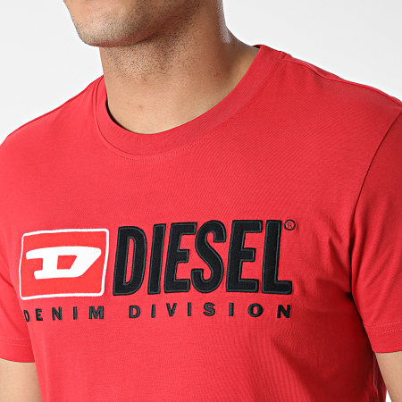 Diesel - Tee Shirt A03766-0AAXJ Rouge