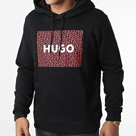 HUGO - Sudadera con capucha 50473875 Negro