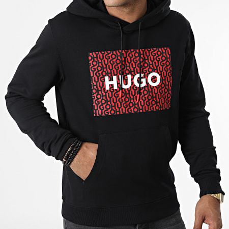 HUGO - Sweat Capuche 50473875 Noir