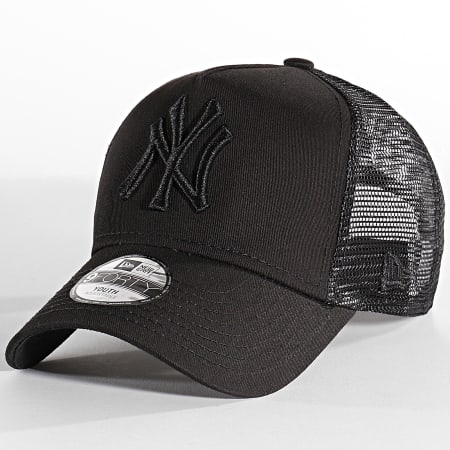 New Era - Cappello trucker da bambino 9Forty A-Frame New York Yankees Nero