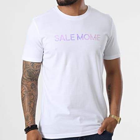 Sale Môme Paris - Tee Shirt Holo Laser Panda Blanc