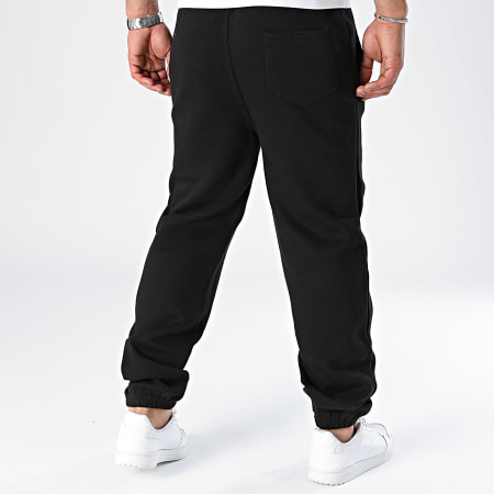 Pantalon Jogging Evisu Noir Imprimé Blanc - Taille M - 100% Coton Vintage Y2K