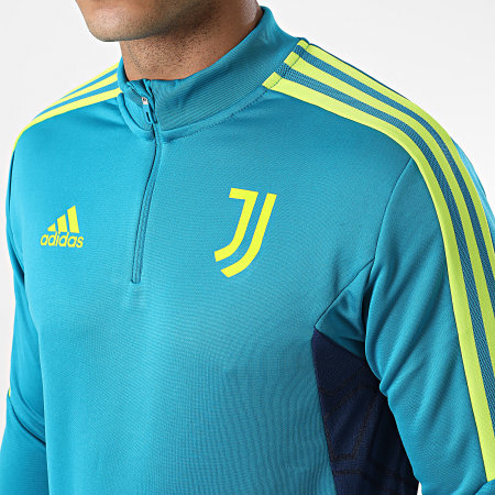 Adidas Sportswear - Tee Shirt Manches Longues A Bandes Juventus HA2640 Turquoise